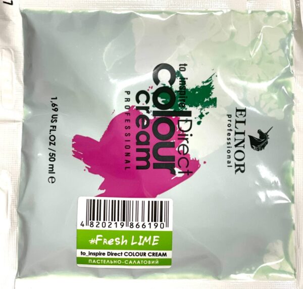 Тонуючий крем для волосся (Пастельно-Салатовий/Fresh Lime) 50 мл